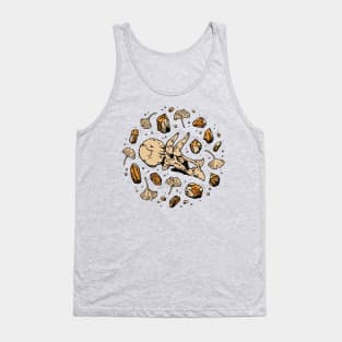 Triceratops Rocks! | Dinosaur Science Art | Citrine Quartz Palette Tank Top